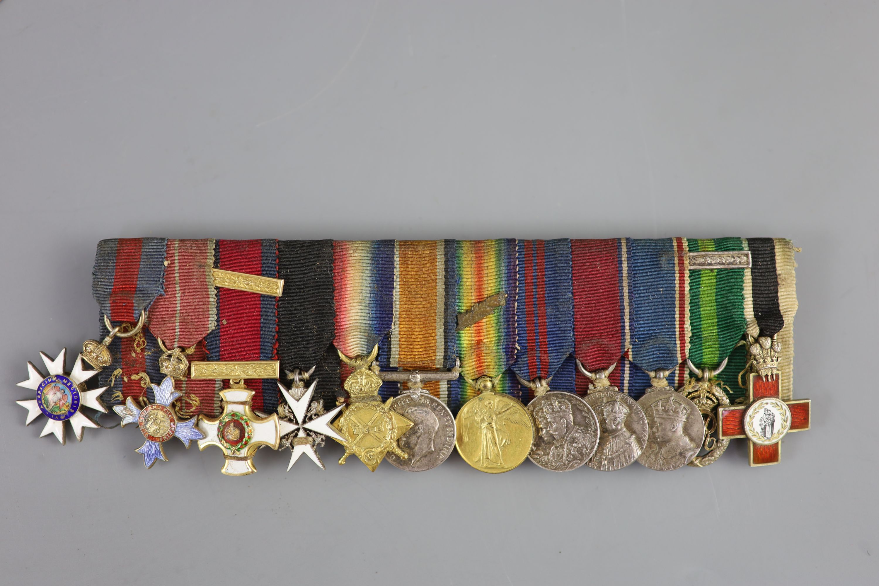 A WW1 CMG, DSO medal group presented to Lieutenant Colonel Edward Henry Eley CMG, CBE, DSO, TD, ADC of the Royal Field Artillery and Royal Horse Artillery